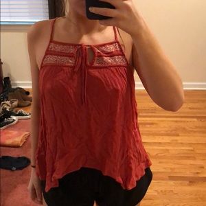 Orange tank top